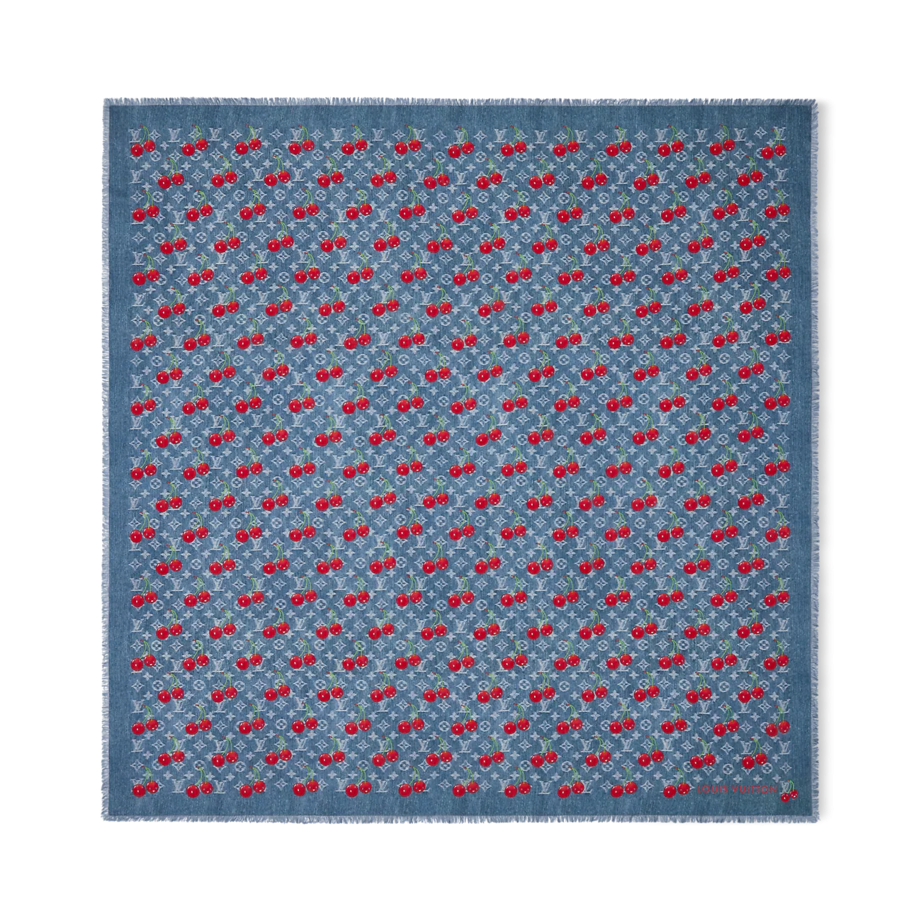 ✨ヴィトン×村上隆✨ Denim Cerise Square 90 M96389